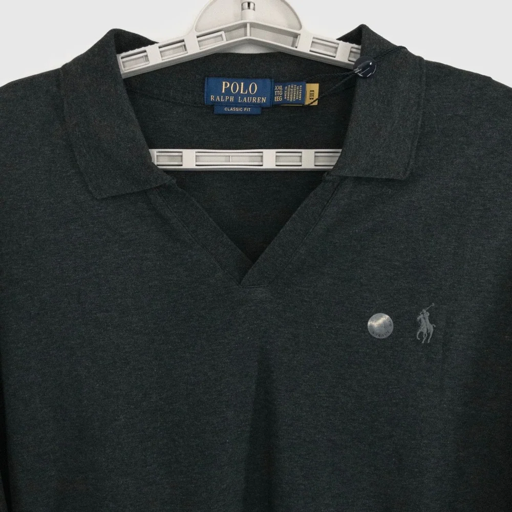 Polo Ralph Lauren Men's XXL Soft Cotton Long Sleeve Polo Shirt Classic Fit $115